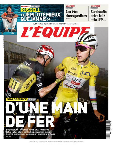 L’equipe du Vendredi 25 Juillet 2025