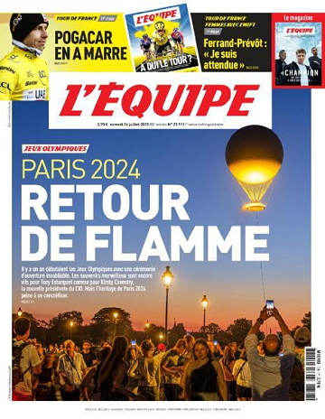 L’equipe du Samedi 26 Juillet 2025