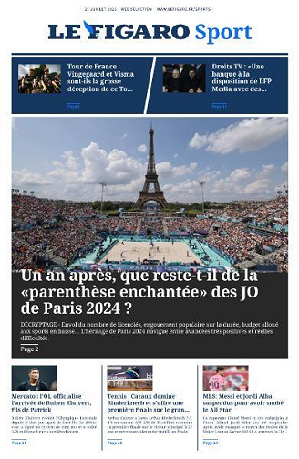Le Figaro Sport - 26 Juillet 2025