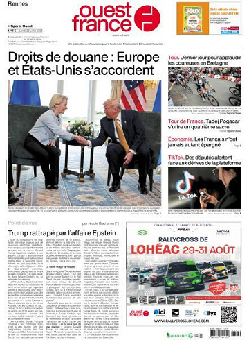 Ouest-France (Rennes) - 28 Juillet 2025