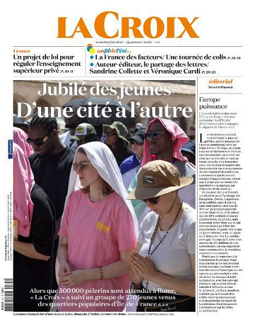 La Croix - 29 Juillet 2025