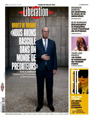 Libération du Mardi 29 Juillet 2025