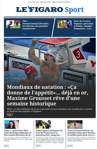 Le Figaro Sport - 29 Juillet 2025