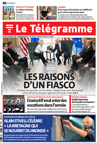 Le Télégramme (6 éditions) - 29 Juillet 2025