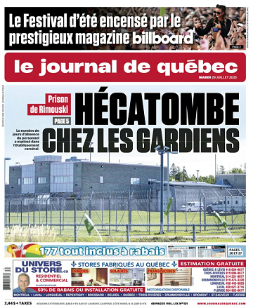 Le Journal de Québec - 29 Juillet 2025