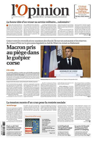 L’Opinion - 30 Juillet 2025