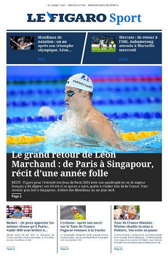 Le Figaro Sport - 30 Juillet 2025