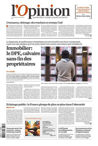 L’Opinion - 31 Juillet 2025