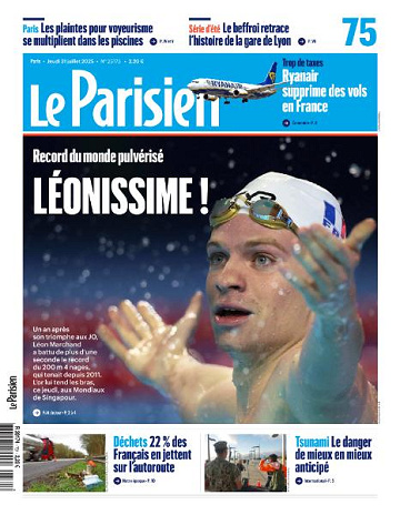Le Parisien - 31 Juillet 2025