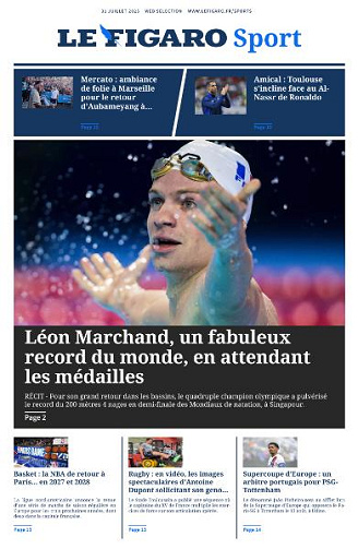 Le Figaro Sport - 31 Juillet 2025