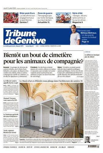 Tribune de Genève - 31 Juillet 2025