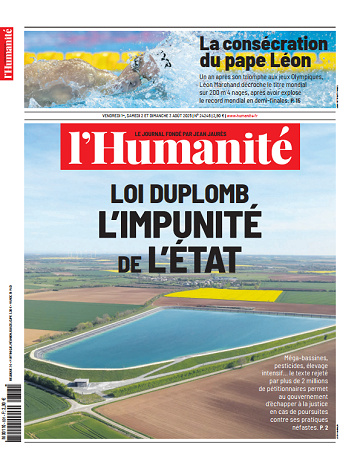 L'Humanité N° 24246 - 01 Aout 2025