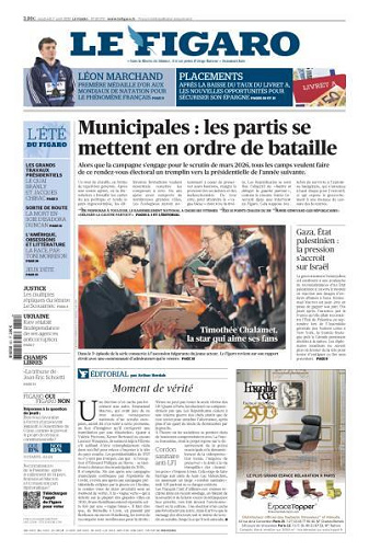 Le Figaro du Vendredi 1er Août 2025