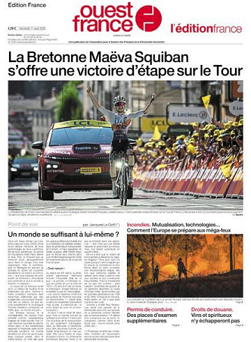 Ouest-France Édition France - 1er Août 2025