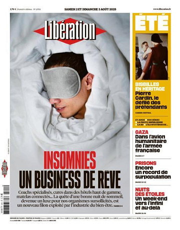 Libération du Samedi 2 et Dimanche 3 Août 2025
