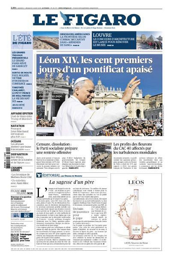 Le Figaro du Samedi 2 et Dimanche 3 Août 2025