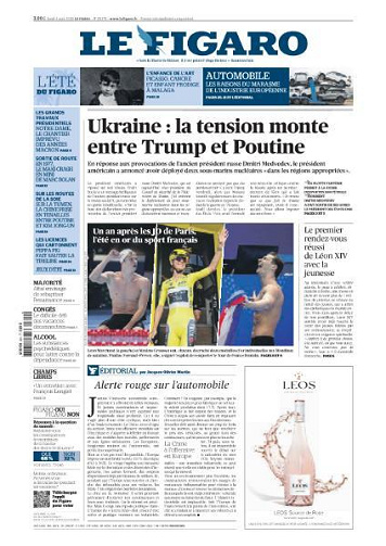 Le Figaro du Lundi 4 Août 2025