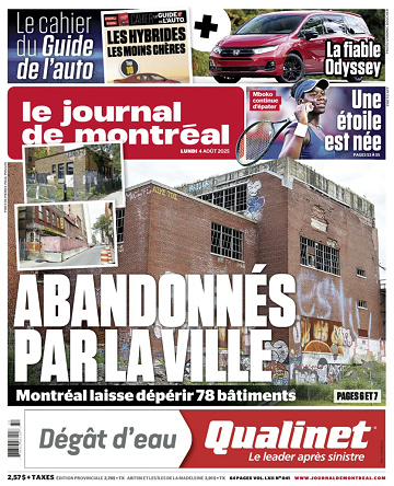 Le Journal de Montréal - 4 Août 2025