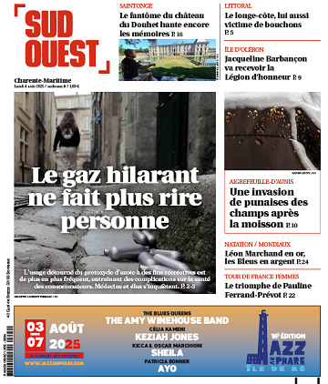Sud Ouest (6 éditions) - 4 Août 2025