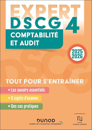 DSCG 4 - EXPERT - Comptabilité et audit 2025-2026 - Kada Meghraoui, Jean-Michel Palou, Gwenaëlle Quatre (2025)