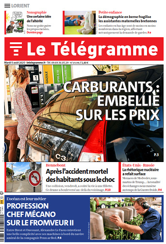 Le Télégramme (6 éditions) - 5 Août 2025