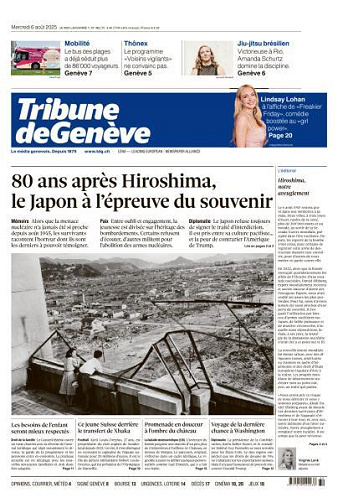 Tribune de Genève - 6 Août 2025