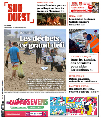 Sud Ouest (2 Éditions) Du Mercredi 6 Août 2025