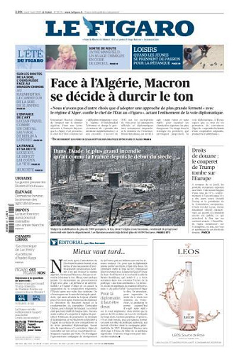 Le Figaro du Jeudi 7 Août 2025