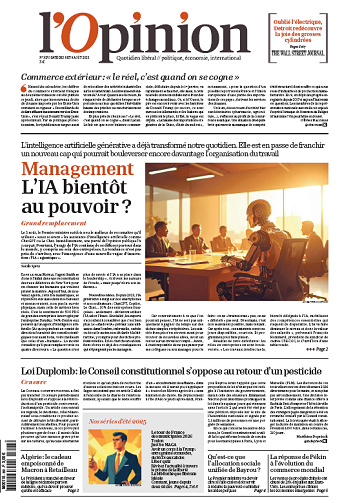 L’Opinion - 8-9 Août 2025