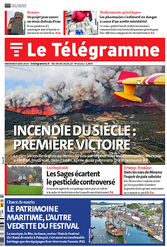 Le Télégramme (6 éditions) - 8 Août 2025