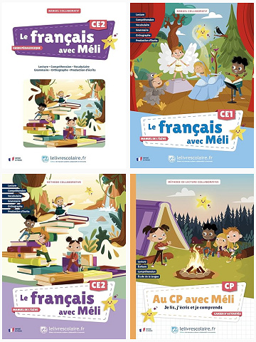 Le français avec Méli (CP-CE1-CE2) - 4 Livres (2025)