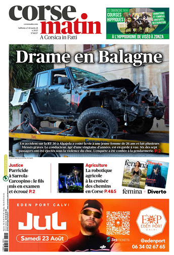 Corse Matin - 9 Août 2025