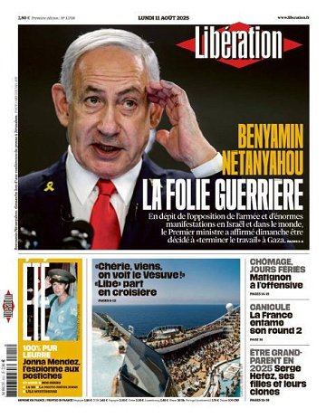 Libération du Lundi 11 Août 2025