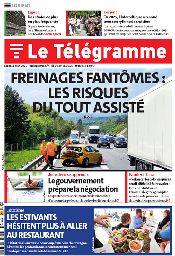 Le Télégramme (6 éditions) - 11 Août 2025