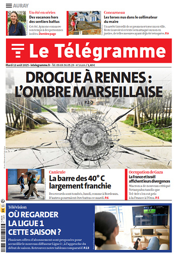 Le Télégramme (6 éditions) - 12 Août 2025