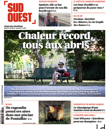 Sud Ouest (7 éditions) - 12 Août 2025