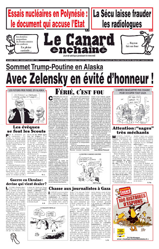 Le Canard enchaîné NR 5466 Du Mercredi 13 Août 2025