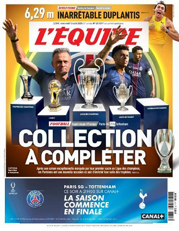 L’equipe du Mercredi 13 Août 2025