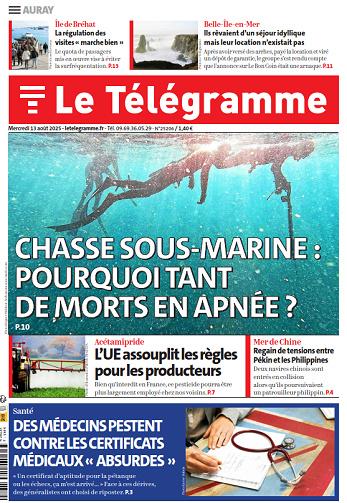 Le Télégramme (6 éditions) - 13 Août 2025