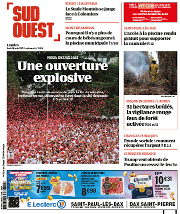 Sud Ouest (7 éditions) - 14 Août 2025