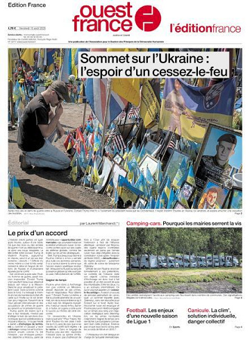 Ouest-France Édition France - 15 Août 2025