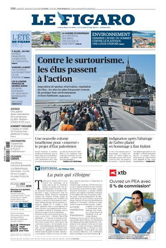 Le Figaro du Samedi 16 et Dimanche 17 Août 2025