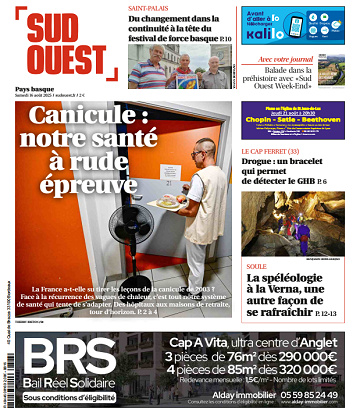 Sud Ouest (2 Éditions) Du Samedi 16 Août 2025