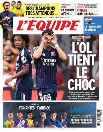 L’equipe du Dimanche 17 Août 2025