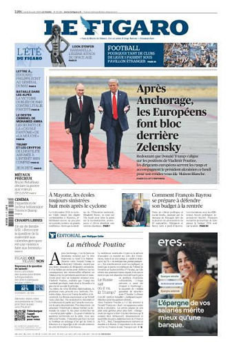 Le Figaro du Lundi 18 Août 2025