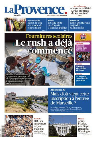 La Provence - 18 Août 2025