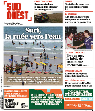 Sud Ouest (7 éditions) - 18 Août 2025