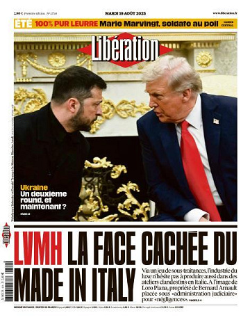 Libération du Mardi 19 Août 2025