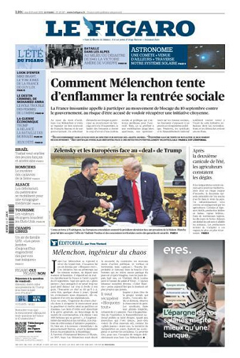 Le Figaro du Mardi 19 Août 2025
