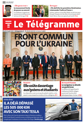 Le Télégramme (19 éditions) - 19 Août 2025